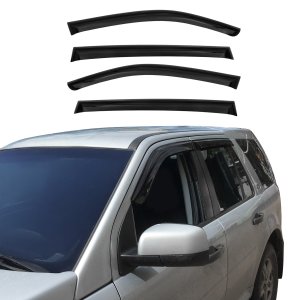 Mazda CX-9 Wind Deflector - Omac - Acrylic 4 Pcs - Black - 2016-2023